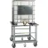 Support mobile pour IBC Little Giant® avec rebord d'angle extérieur, 52" de largeur x 52" de profondeur x 36" de hauteur