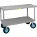 Chariot à instruments Little Giant® avec tablettes plates, capacité de charge de 1 200 lb, 36" de longueur x 24" de largeur x 33-1/2" de hauteur, gris