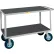 Chariot à instruments Little Giant® avec tablettes plates et tapis en vinyle, capacité de charge de 1 200 lb, 48" de long x 24" de large x 33-1/2" de haut