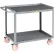 Station de travail mobile Little Giant® avec 2 étagères, capacité de 1 200 lb, 48" de long x 24" de large x 34" de haut, gris