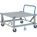 Little Giant® Adjustable Height Mobile Pallet Stand with Handle, 42"x48",Solid Deck & Retainers