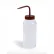 Flacons de lavage Bel-Art en LDPE 116250500, 500 ml, bouchon rouge, goulot large, lot de 6