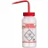 Flacons laveurs Bel-Art en PEBD 116420622, 500 ml, étiquette acétone, bouchon rouge, large ouverture, lot de 3