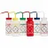 Flacons de lavage Bel-Art en LDPE 116460050, 500 ml, étiquette assortie, large goulot, lot de 6