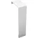 Baseboarders® Série Basic : raccord de protection pour radiateur de plinthe en acier, facile à installer, blanc