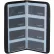 Étui à cartes de visite Bugatti BCC97358 en polyester, 5" de long x 10" de haut x 0,25" de large, noir