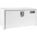 Coffre de protection sous châssis Buyers Steel avec poignée en T en acier inoxydable - Blanc 24 x 24 x 36 - 1704405