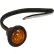 3/4" Round 3 Led Amber Marker Light W/ Grommet & Plug
