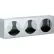 Triple Round Stainless Steel Light Cabinet - LB6183SST