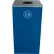 Busch Systems Spectrum Cube - Cans & Bottles, 24 Gallon - Blue - 101126