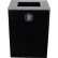 Poubelle Spectrum Cube XL de Busch Systems, 32 gallons, noire
