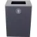 Poubelle Spectrum Cube XL de Busch Systems, 32 gallons, grise