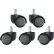 Roulettes doubles pour sols durs Bevco 3850S/5 pour base