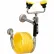 Bradley® S1944011ABC, système de lavage des yeux et du visage, tuyau flexible portatif de 12', double embout avec valve à pression