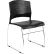 Chaise empilable Boss en plastique - Noire