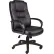 Fauteuil de direction Boss avec accoudoirs - Cuir synthétique - Dossier haut - Noir
