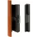 Prime-Line® Sliding Door Handle Set, Wood Handle, Black Aluminum/Diecast, C 1126