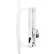 Poignée de porte coulissante Prime-Line®, encastrée, blanche, C 1197