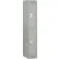 Armoire à casiers Global Industrial™ à 2 niveaux et 2 portes, portes à double panneau, 12" de largeur x 18" de profondeur x 72" de hauteur, grise, montée