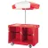 Cambro CVC55158 - Camcruiser Vending Cart, 55-3/16"L x  31-1/4"W x 93-1/2"H, Hot Red
