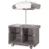 Cambro CVC55191 - Chariot de distribution Camcruiser, 55-3/16" de longueur x 31-1/4" de largeur x 93-1/2" de hauteur, gris granit