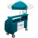 Cambro CVC72192 - Camcruiser Vending Cart, 1 full size pan, 6" deep, Granite Green