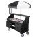 Cambro CVC724110 - Camcruiser Vending Cart, 4 full size pans, 6" deep, Black