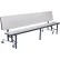 NPS® Mobile Convertible Bench Unit, Particleboard, 72"Lx29"W, Gray