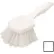Brosse à récurer polyvalente Carlisle Flo-Pac à poils en nylon, 8", blanche - 3662000 - Lot de 12