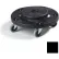 Chariot pour poubelle ronde Carlisle Bronco avec roulettes remplaçables – 20, 32, 44 et 55 gallons - 3691003 - Lot de 2