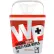 Seaux multifonctions WipesPlus® « Red Square » et couvercles rouges, 4 seaux par carton