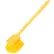 Brosse à récurer polyvalente Carlisle Sparta de 20 pouces avec poils en polyester, jaune - Lot de 6