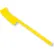 Brosse à manche long « Spectrum » de Carlisle avec poils en polyester, 24" de long, jaune - Lot de 6
