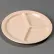 Carlisle KL10225 - Assiette Kingline™ à 3 compartiments, 10-1/16" x 3/4", couleur beige - Lot de 48