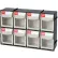 Bac à compartiments rabattables, 8 compartiments, 30,5 cm (L) x 8,9 cm (l) x 20,3 cm (H)