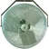 TPI 18" Industrial Workstation Wall Mount Fan, 2,500 CFM, 1/8 HP