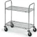 Chariot utilitaire Metro® Super Erecta en fil d'acier avec 2 étagères, capacité de 150 lb, 36" de longueur x 24" de largeur x 39" de hauteur