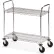 Metro® Super Erecta Brite Wire Utility Cart w/2 Shelves, 800 lb. Capacity, 36"Lx18"Wx39-1/2"H