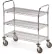 Metro® Super Erecta Brite Wire Utility Cart w/3 Shelves, 900 lb. Capacity, 60"Lx18"Wx39-1/2"H
