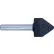 Century Drill 75203 Meule sur tige, diamètre 11/16", queue de 1/4", oxyde d'aluminium A14
