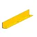 Guide d'angle long pour sol Cogan®, 48" de long, 1/4" d'épaisseur, jaune