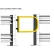 Cogan® Self-Closing Safety Gate, 33" - 48" W Opening, Yellow