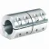 One-Piece Industry Standard Clamping Couplings, 1/2", Aluminum