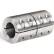One-Piece Industry Standard Clamping Couplings, 1", Stainless Steel