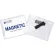 Badge nominatif magnétique C-Line®, 4" x 3", transparent, 20 par boîte