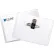 C-Line® Clip Pin Badge Holder, Top-Loading, 4" x 3", Clear, 50/Box