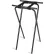 Support pour plateau, plateau de 19" x 16", hauteur 31", sangles noires de 2-1/4", structure en acier tubulaire noir de 1" (lot de 1)