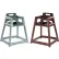 Chaise haute en plastique Koala Kare®, grise, montée