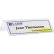 C-Line Products : porte-nom en plastique rigide de forte épaisseur, 2 1/2 x 8 1/2, transparent, 25 par boîte