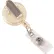 C-Line Products Clip-On Retractable ID Badge Reel, Clear, 12/PK